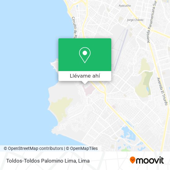 Mapa de Toldos-Toldos Palomino Lima