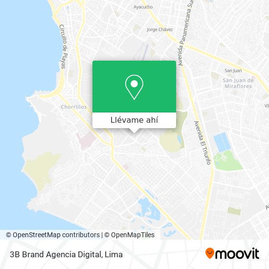 Mapa de 3B Brand Agencia Digital