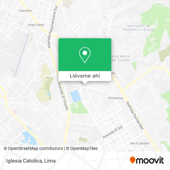 Mapa de Iglesia Catolica