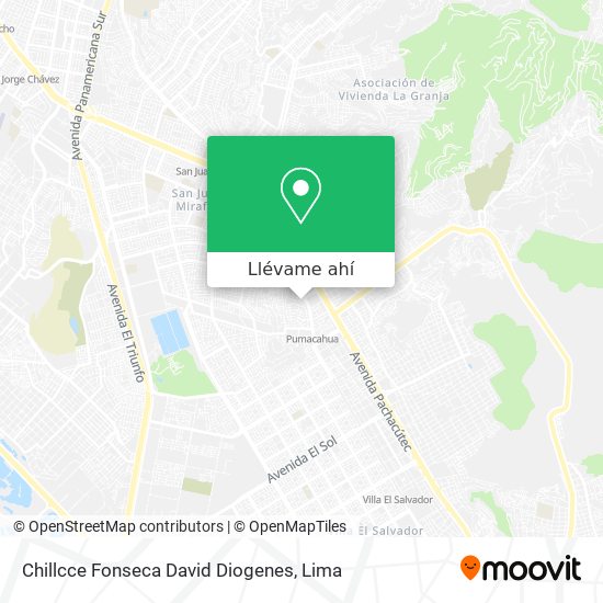 Mapa de Chillcce Fonseca David Diogenes
