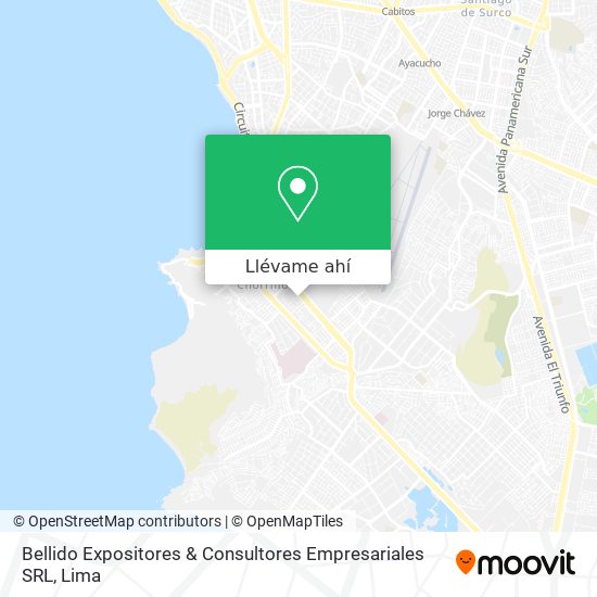 Mapa de Bellido Expositores & Consultores Empresariales SRL