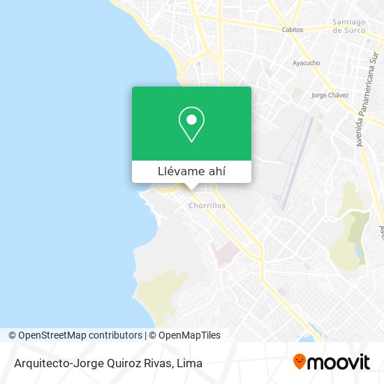 Mapa de Arquitecto-Jorge Quiroz Rivas