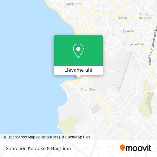 Mapa de Sopranos Karaoke & Bar