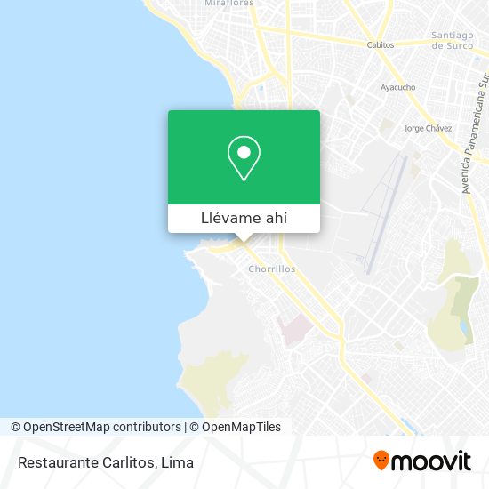 Mapa de Restaurante Carlitos