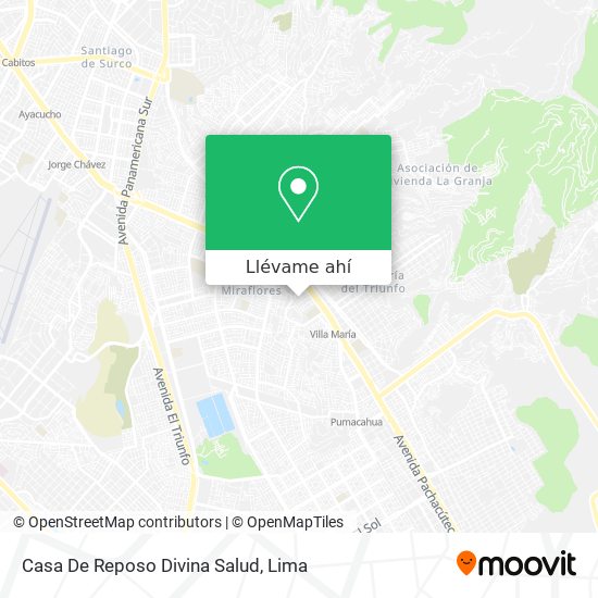 Mapa de Casa De Reposo Divina Salud