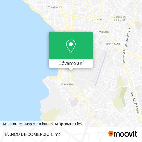 Mapa de BANCO DE COMERCIO