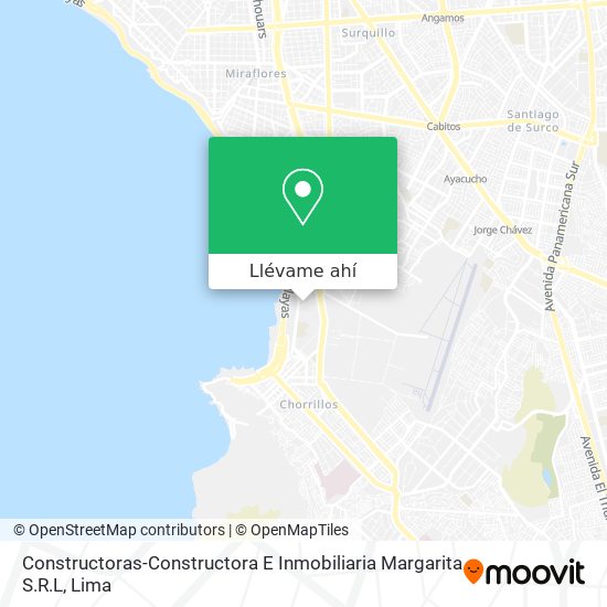 Mapa de Constructoras-Constructora E Inmobiliaria Margarita S.R.L