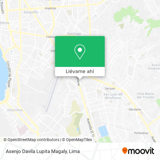 Mapa de Asenjo Davila Lupita Magaly