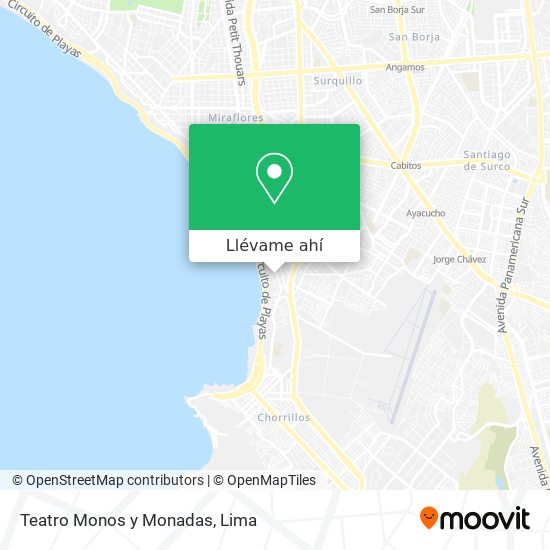 Mapa de Teatro Monos y Monadas