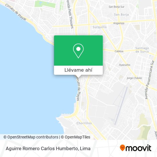 Mapa de Aguirre Romero Carlos Humberto