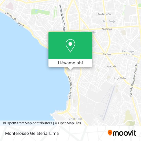Mapa de Monterosso Gelateria