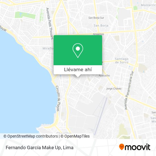 Mapa de Fernando García Make Up