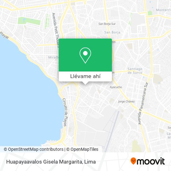 Mapa de Huapayaavalos Gisela Margarita