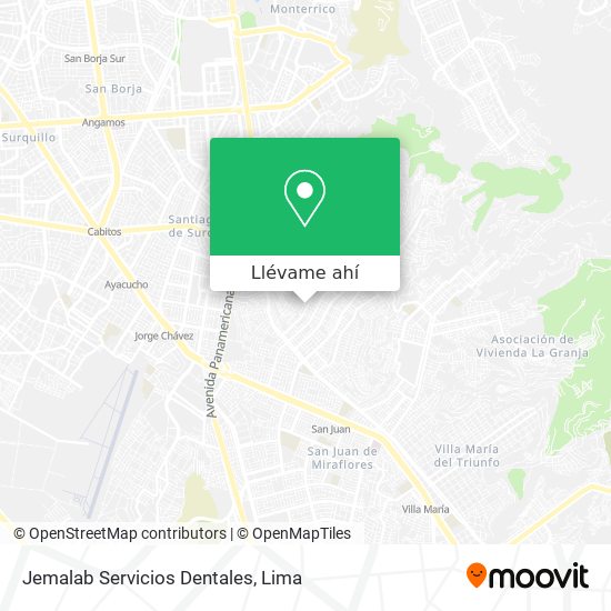 Mapa de Jemalab Servicios Dentales