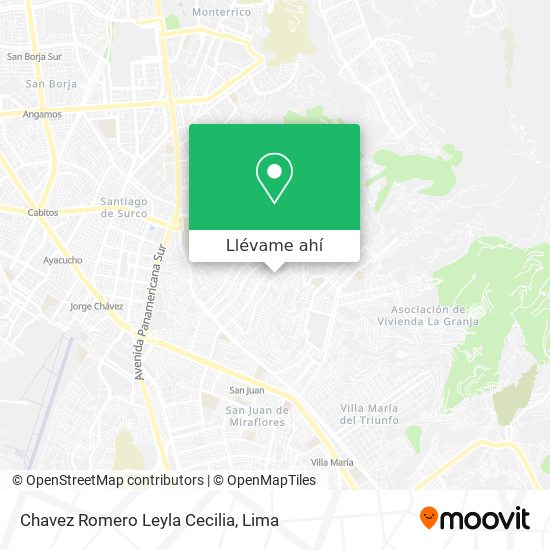 Mapa de Chavez Romero Leyla Cecilia