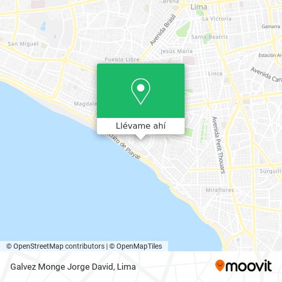 Mapa de Galvez Monge Jorge David