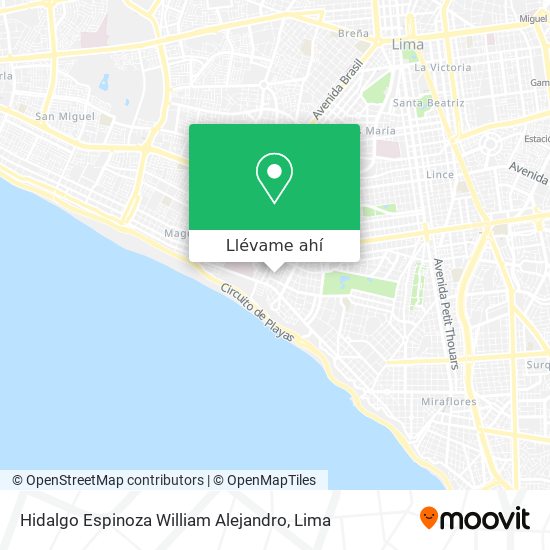 Mapa de Hidalgo Espinoza William Alejandro