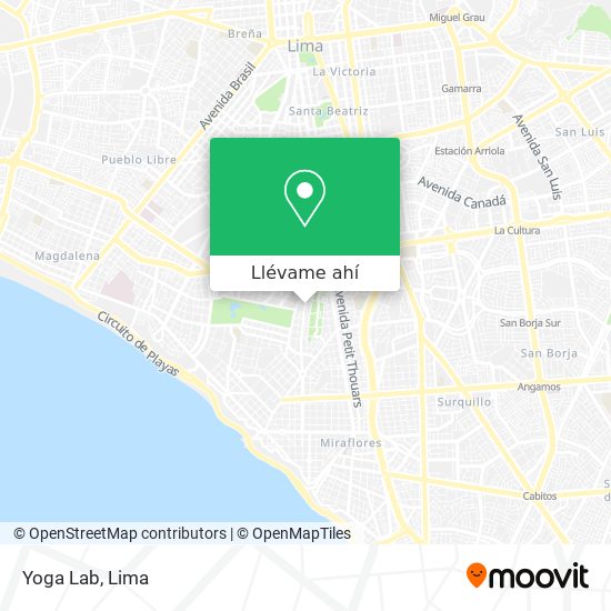 Mapa de Yoga Lab