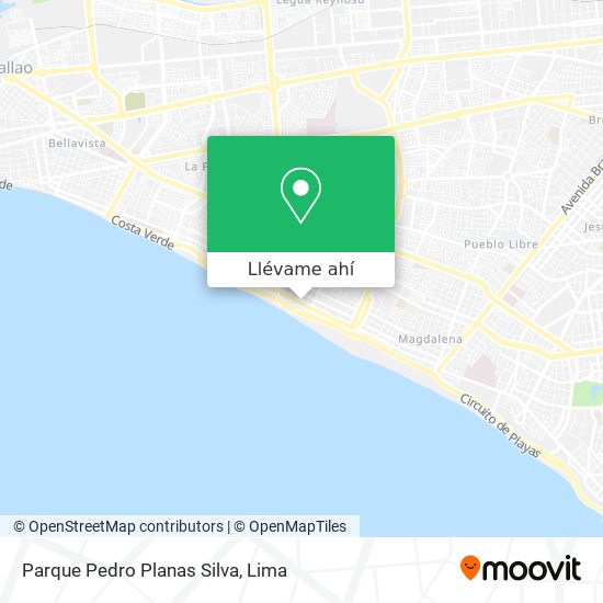 Mapa de Parque Pedro Planas Silva