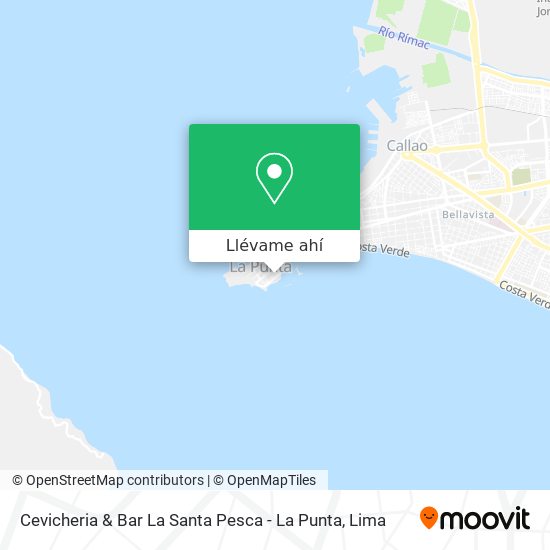 Mapa de Cevicheria & Bar La Santa Pesca - La Punta