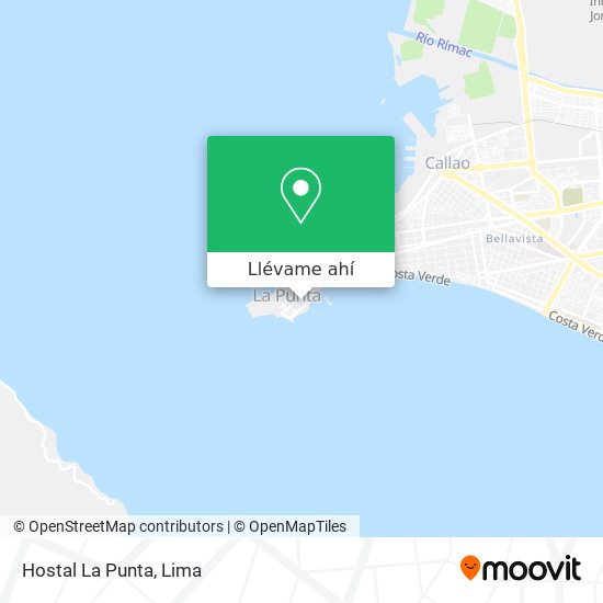 Mapa de Hostal La Punta