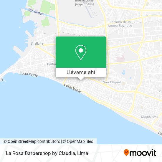 Mapa de La Rosa Barbershop by Claudia