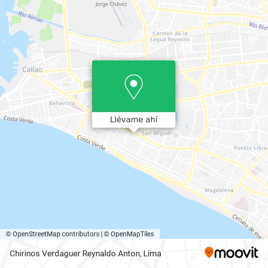 Mapa de Chirinos Verdaguer Reynaldo Anton