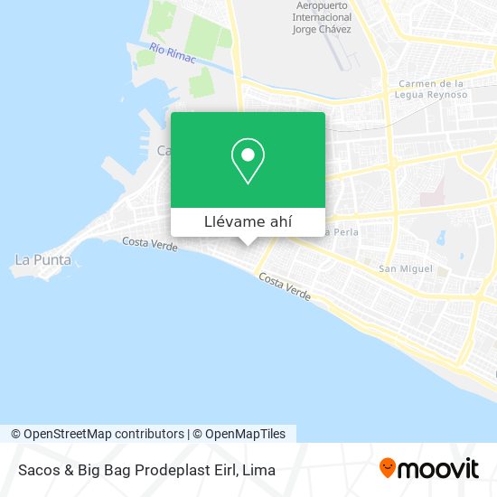 Mapa de Sacos & Big Bag Prodeplast Eirl