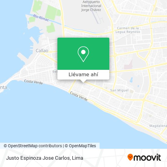 Mapa de Justo Espinoza Jose Carlos