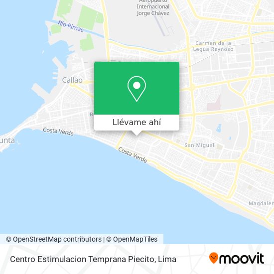 Mapa de Centro Estimulacion Temprana Piecito