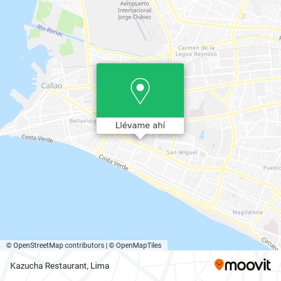 Mapa de Kazucha Restaurant