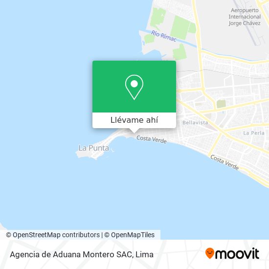 Mapa de Agencia de Aduana Montero SAC