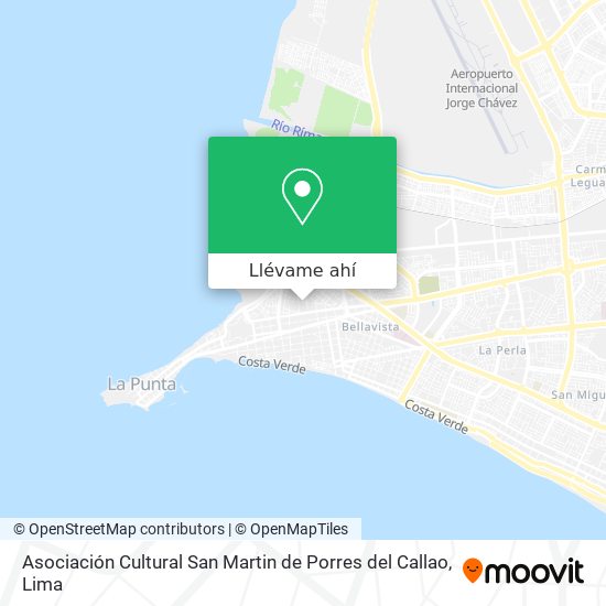 Mapa de Asociación Cultural San Martin de Porres del Callao