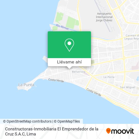 Mapa de Constructoras-Inmobiliaria El Emprendedor de la Cruz S.A.C