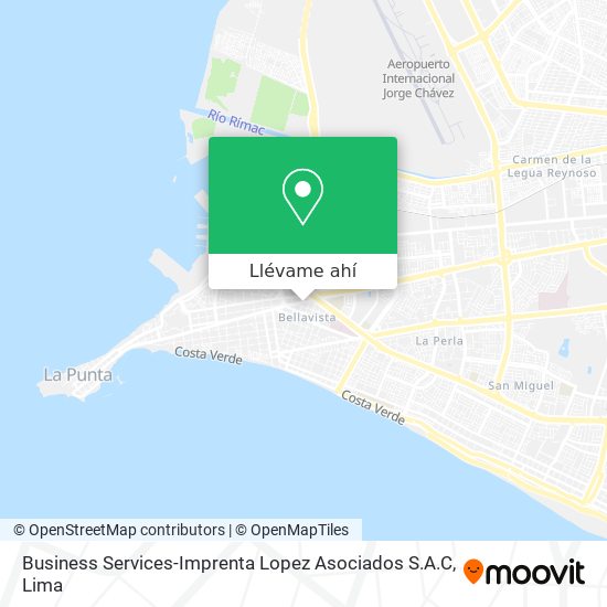 Mapa de Business Services-Imprenta Lopez Asociados S.A.C