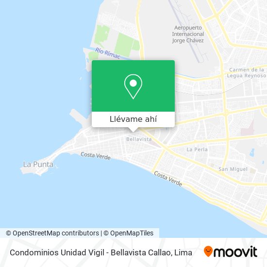 Mapa de Condominios Unidad Vigil - Bellavista Callao