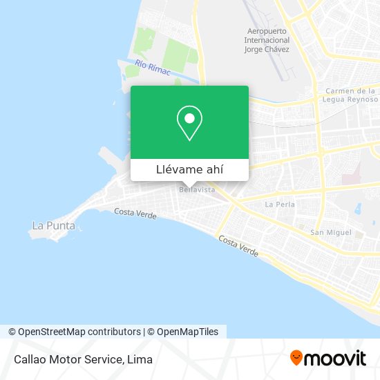 Mapa de Callao Motor Service