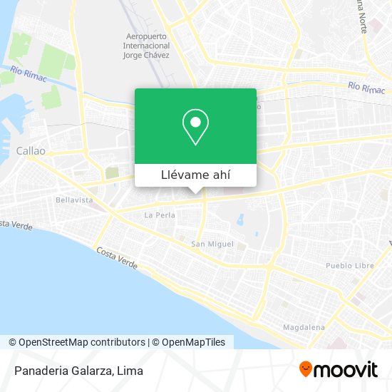 Mapa de Panaderia Galarza