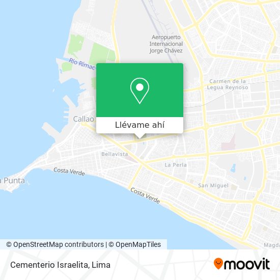 Mapa de Cementerio Israelita