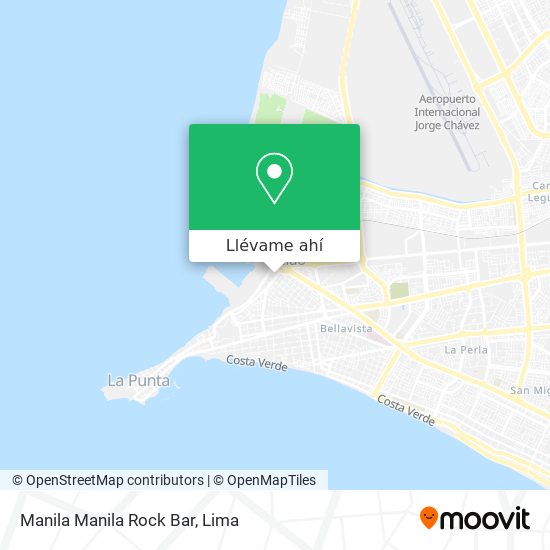 Mapa de Manila Manila Rock Bar
