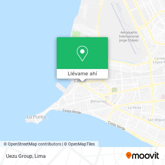 Mapa de Uezu Group