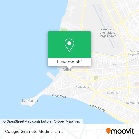 Mapa de Colegio Grumete Medina