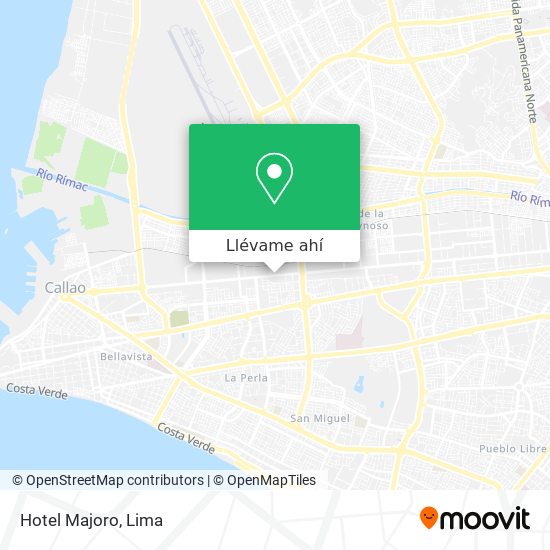 Mapa de Hotel Majoro