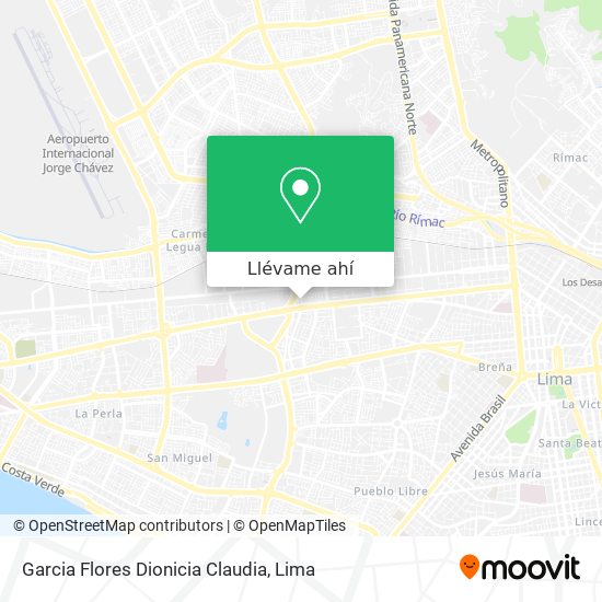Mapa de Garcia Flores Dionicia Claudia