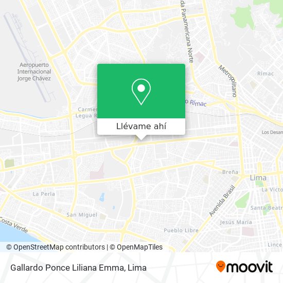 Mapa de Gallardo Ponce Liliana Emma