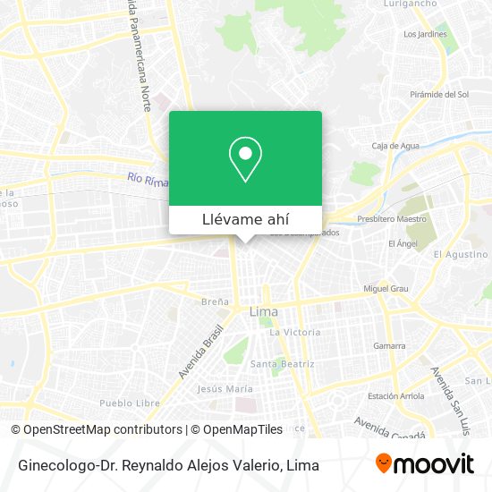 Mapa de Ginecologo-Dr. Reynaldo Alejos Valerio