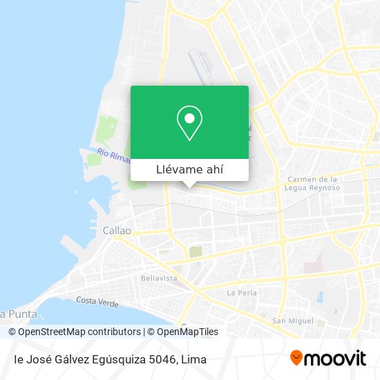 Mapa de Ie José Gálvez Egúsquiza 5046