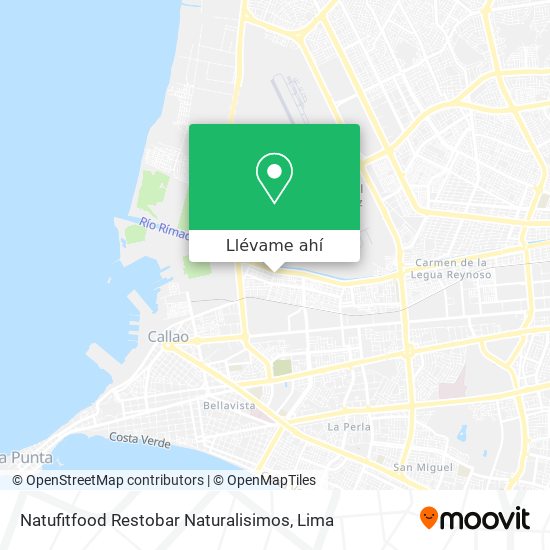 Mapa de Natufitfood Restobar Naturalisimos