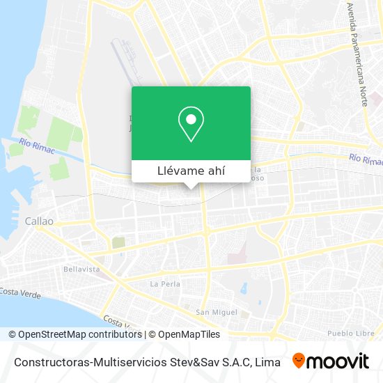 Mapa de Constructoras-Multiservicios Stev&Sav S.A.C