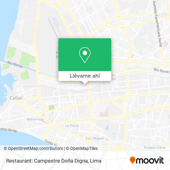 Mapa de Restaurant: Campestre Doña Digna
